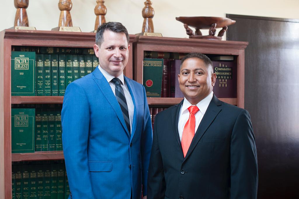 Matthew and Victorino of Pacific Legal Team Guam